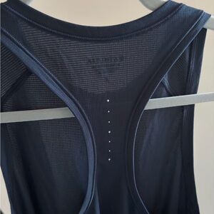 Athleta Grid Knit Tank (Navy) - Size Small